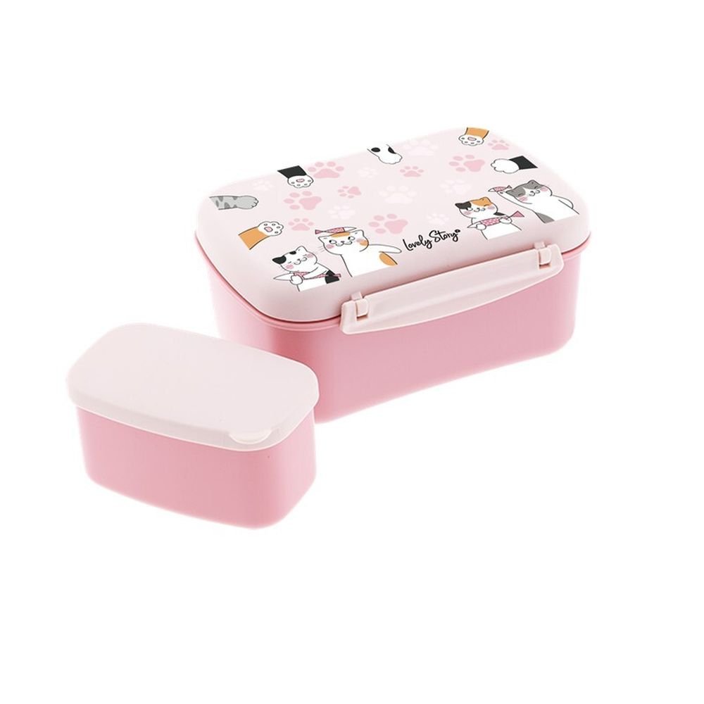 TUPPER HERMETICO PINK CATS | LOVELY STORY | 1 UNIDAD | 8435458186044 Imagen principal del producto