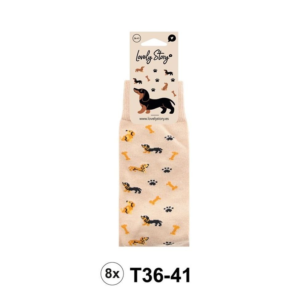Calcetines Sausage Lovely Story T36-41 Pack de 2 pares