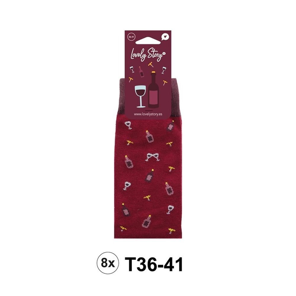 Calcetines Vino Lovely Story Pack 2 Unidades
