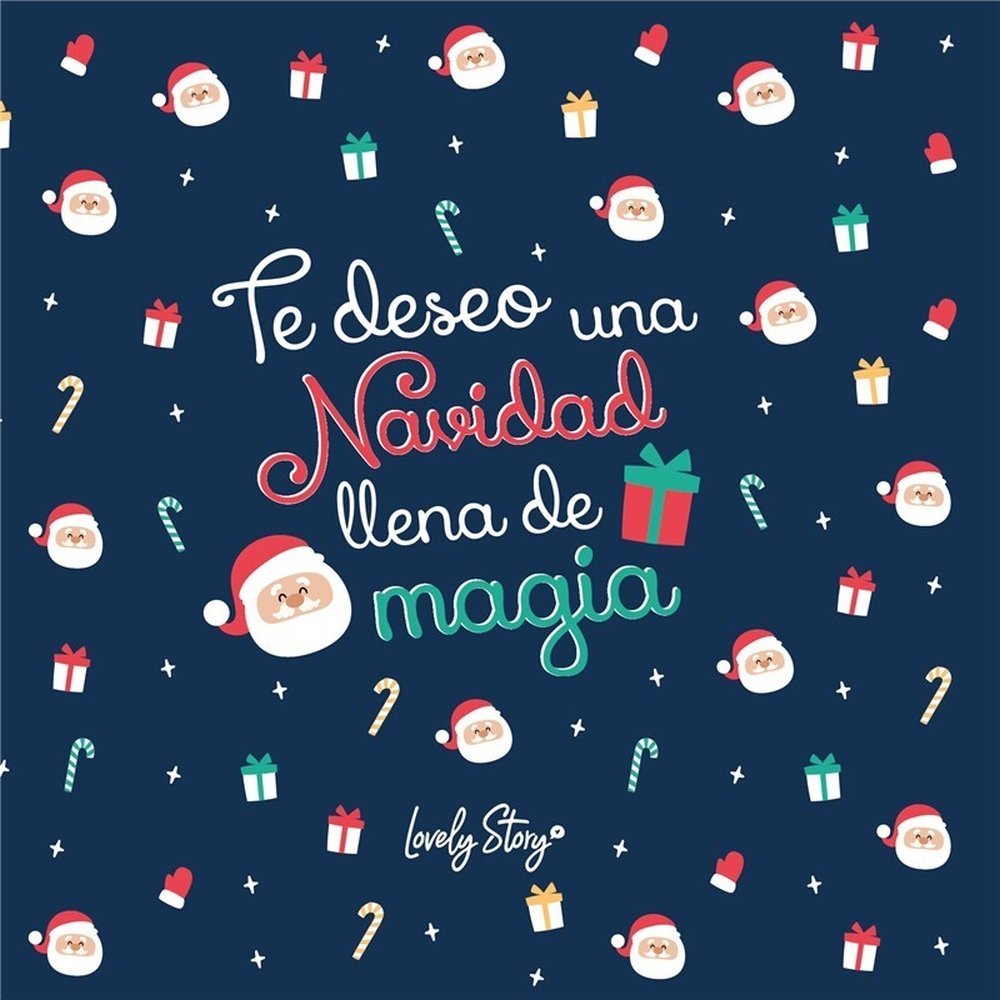 TARJETAS FELICITACION 150X150MM BLUE | LOVELY STORY | ENVASE 4 UDS. UNIDAD | 8435458187836 Imagen principal del producto