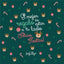 Tarjeta Felicitacion 150x150mm Green Lovely Navidad