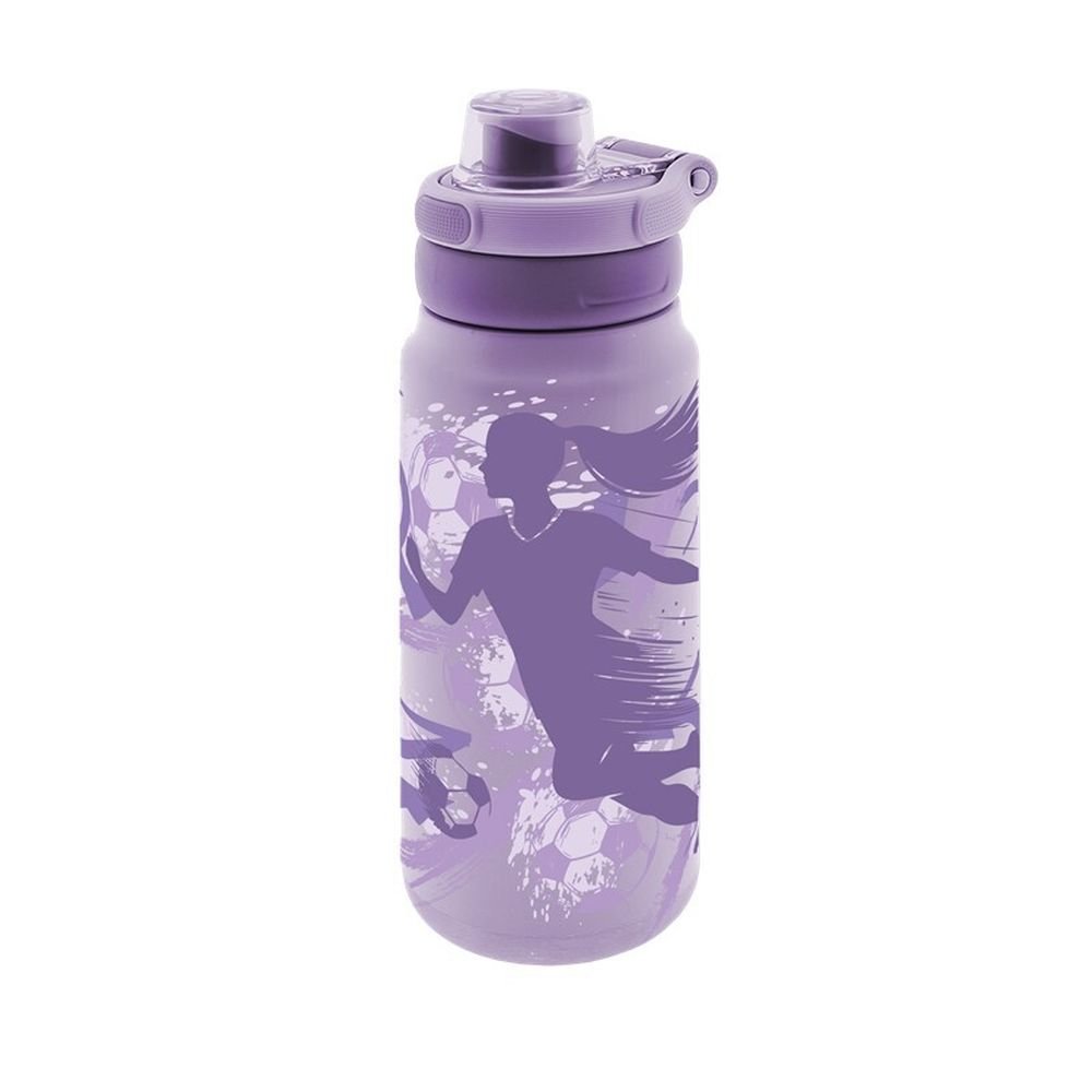 Botella Térmica Sport 750ml Football Zone Lilac Marca Lovely