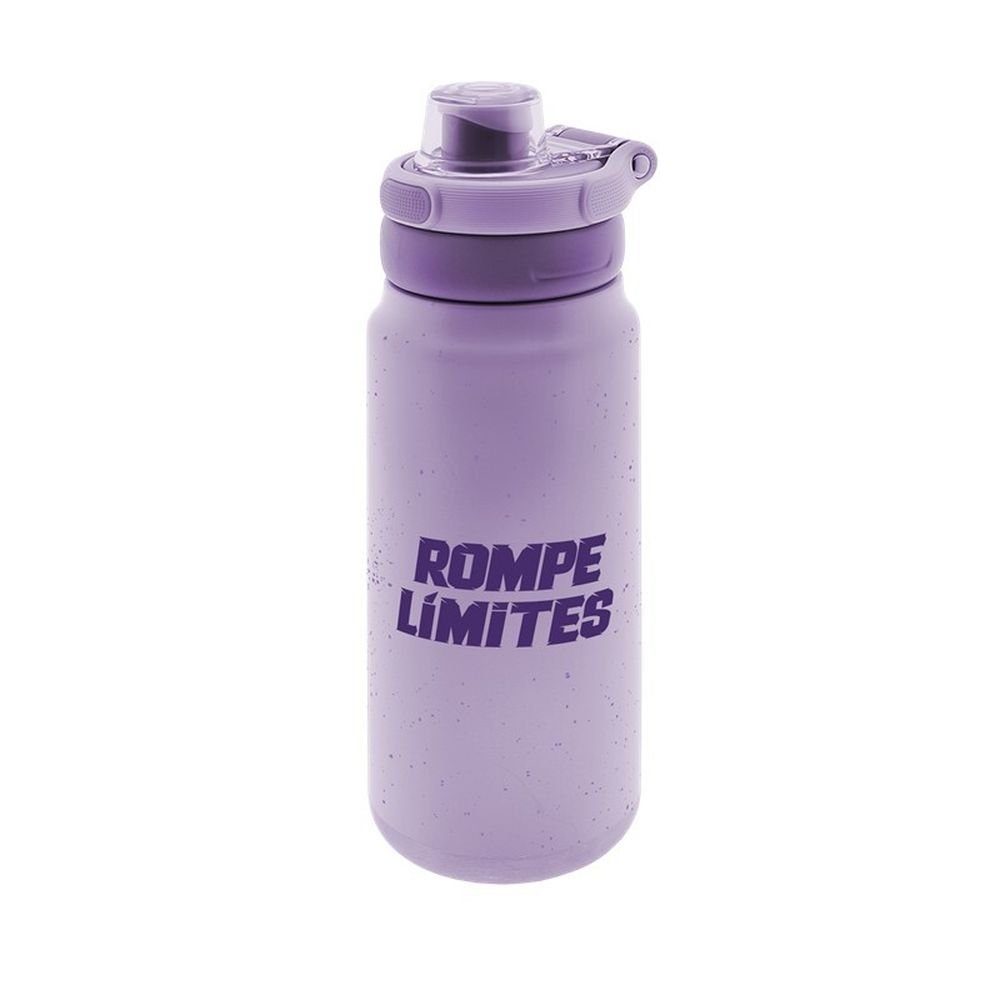 Botella térmica sport 750 ml Rompe límites Lilac marca Botellas Lovely Imagen principal del producto