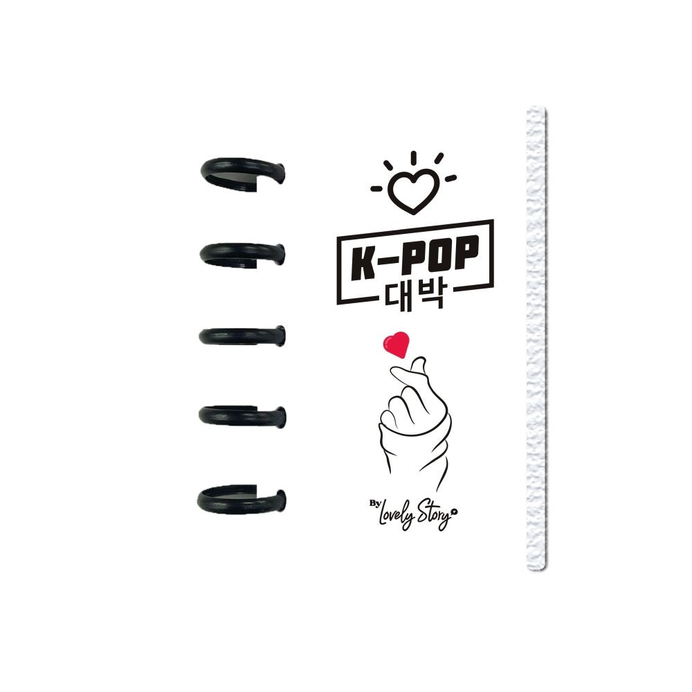 Libreta Anillas A6 100 Hojas Cuadricula Ice K-pop Wave Lovely Story Imagen principal del producto