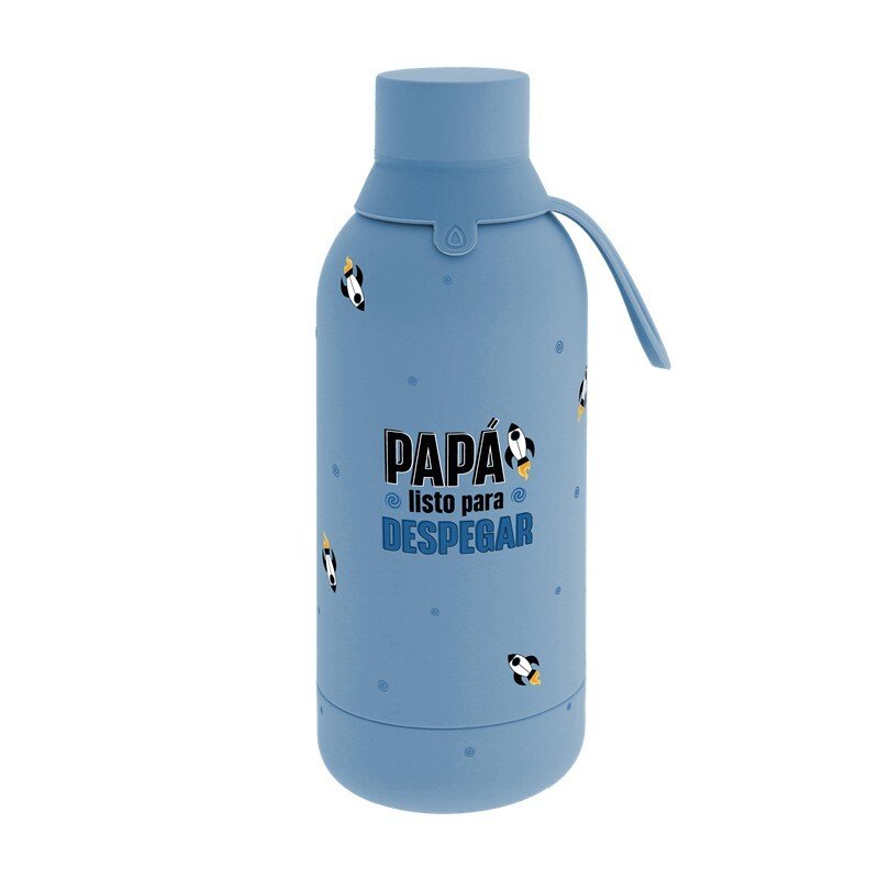 Botella térmica 500 ml Blue Papa Listo para Despegar Lovely Padre