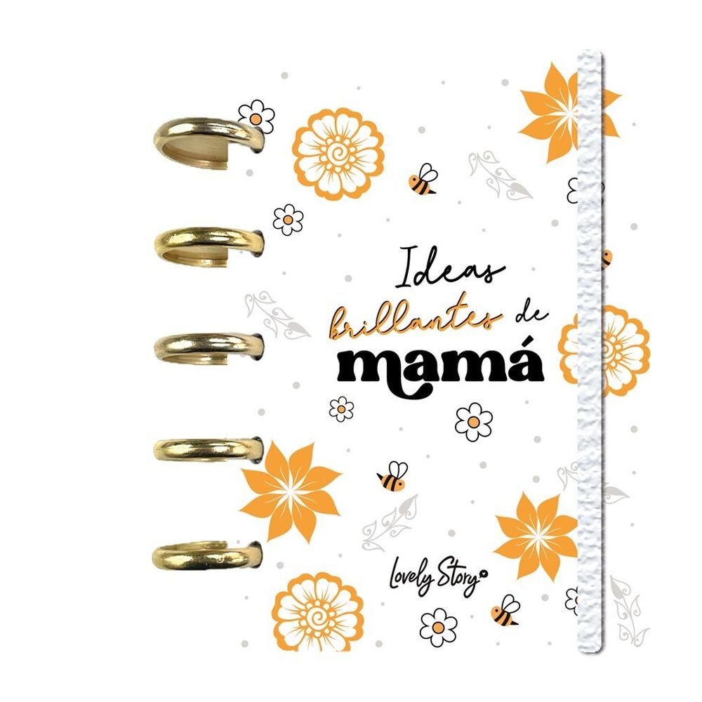Libreta Anillas A6 Hojas Cuadricula Ideas Mama Lovely Madre Imagen principal del producto