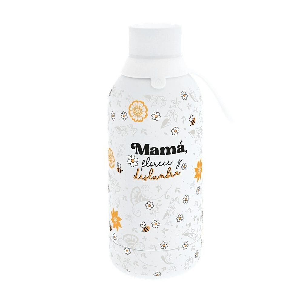 Botella Térmica Interior Cerámico 500 ml Mama Florece Lovely Madre
