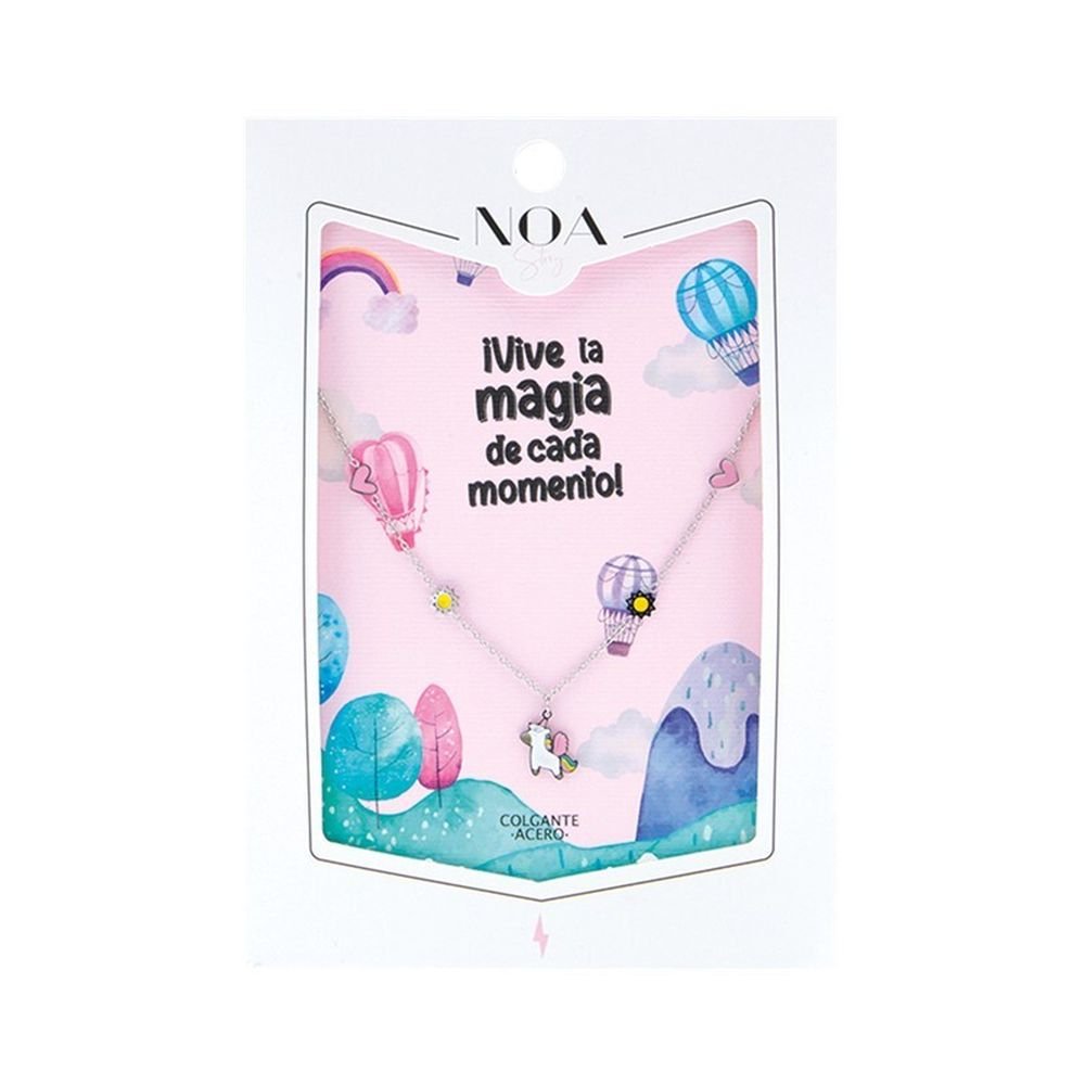 Colgante Unicornio Acero Plateado Vive la Magia Lovely Madre