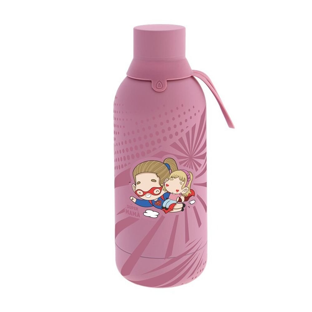 Botella Térmica 500ml Super Mama Lovely Madre Imagen principal del producto