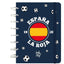 Cuaderno Smart Book A5 100 Hojas Cuadrícula Dark Blue Lovely Story