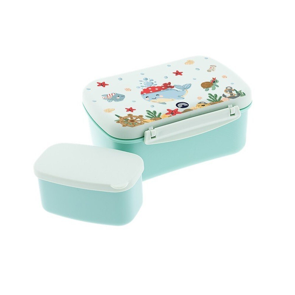 Sandwichera Hermetica Mint Explorer Whale Marca Aurea Imagen principal del producto