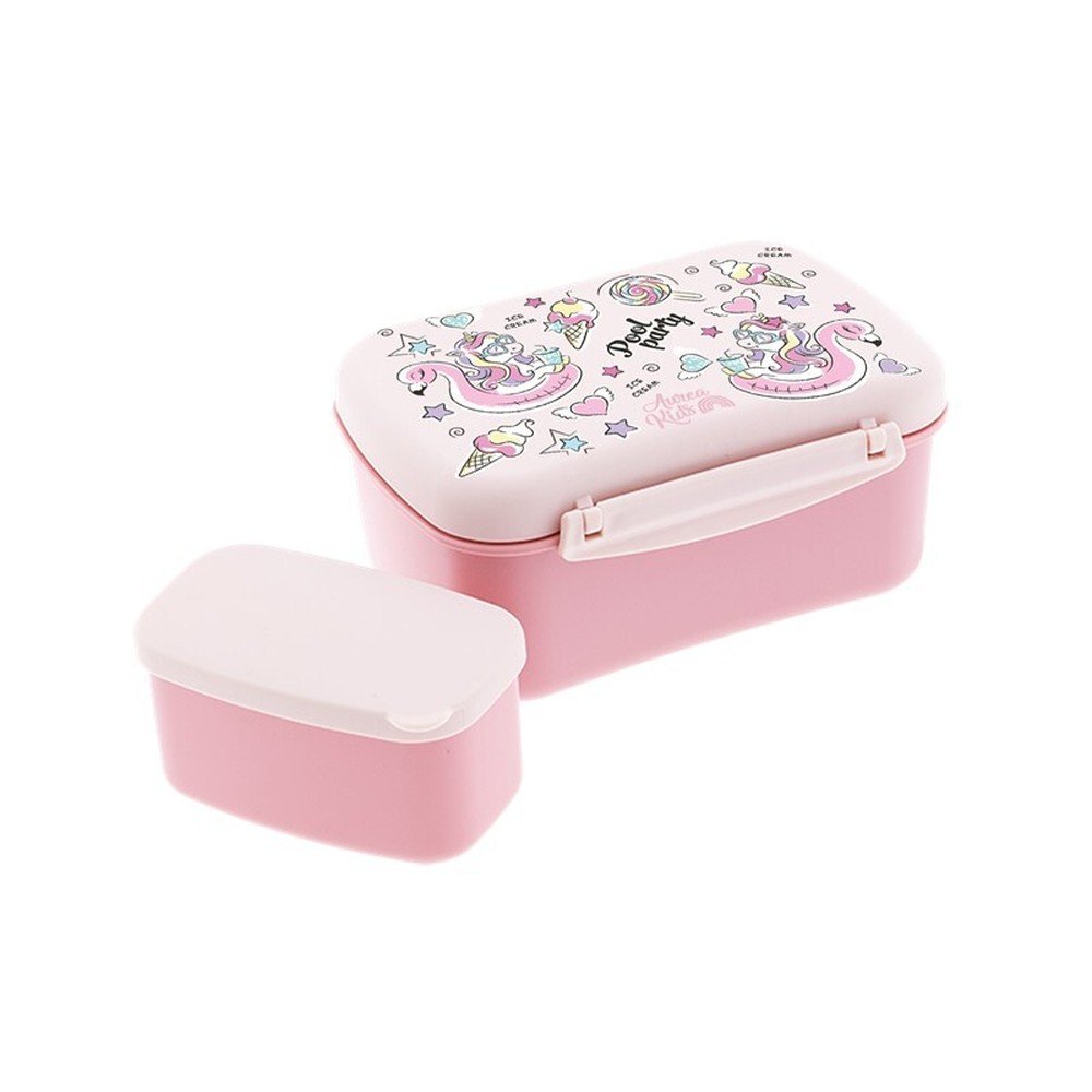 Sandwichera Hermetica Pink Unicorn Party AUREA Imagen principal del producto
