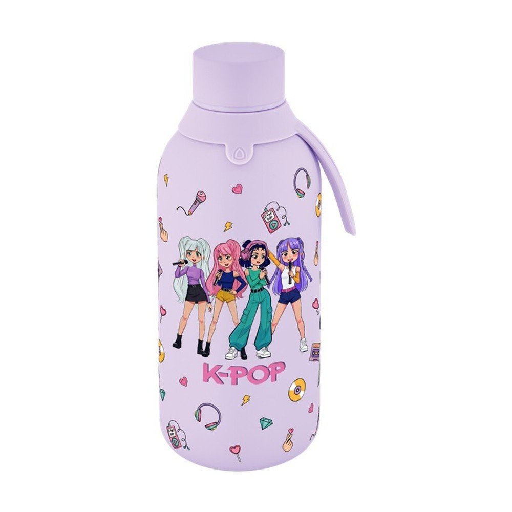 Botella térmica cerámica 500ml Lilac K-Pop Botellas Lovely
