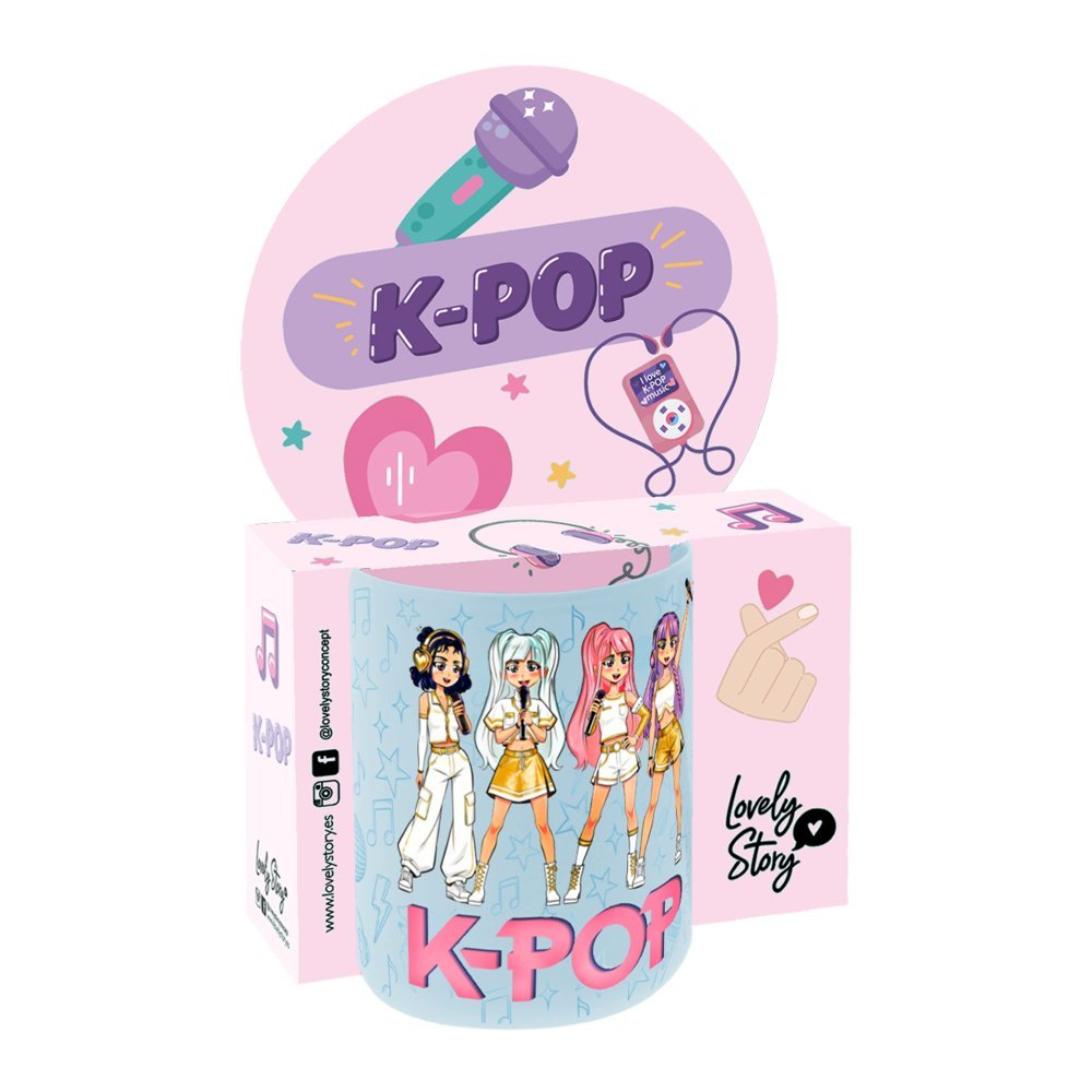 Taza 330 ML Sky K-pop Lovely Story Imagen principal del producto