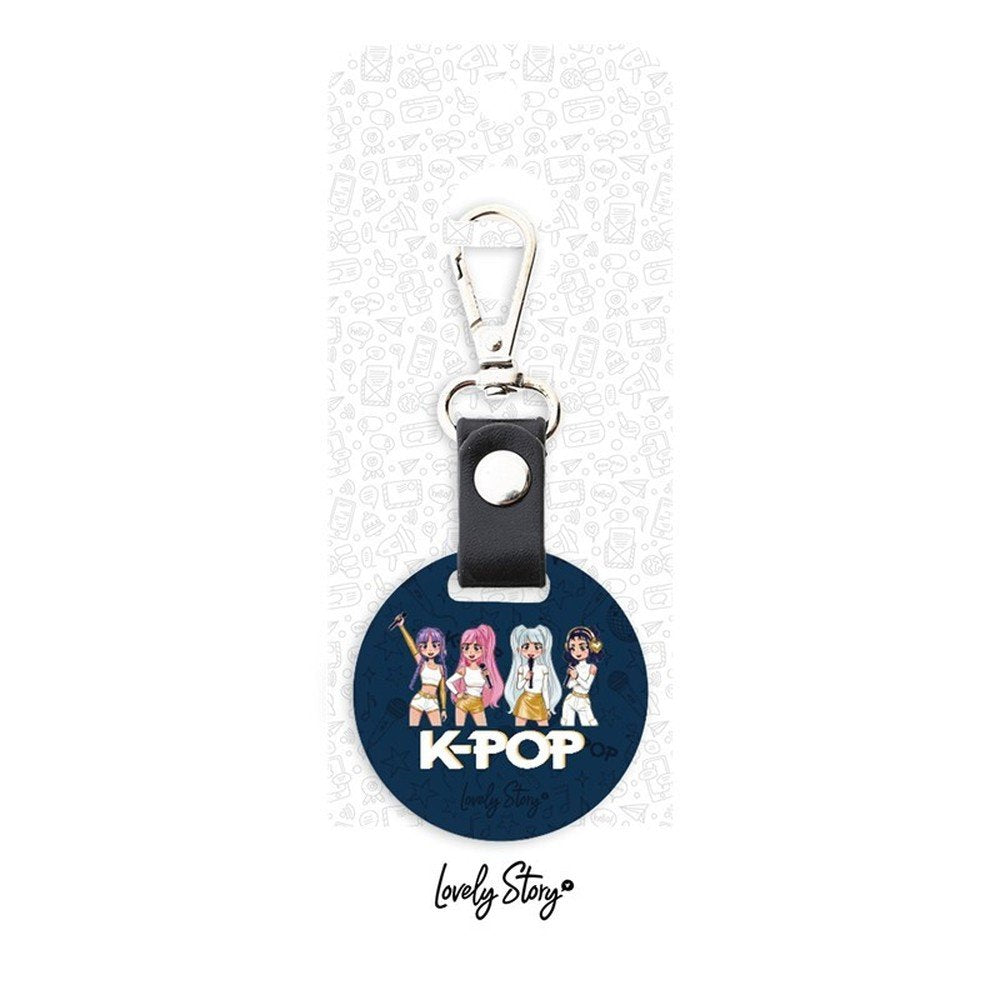 Llavero Dark Blue K-pop Lovely Story