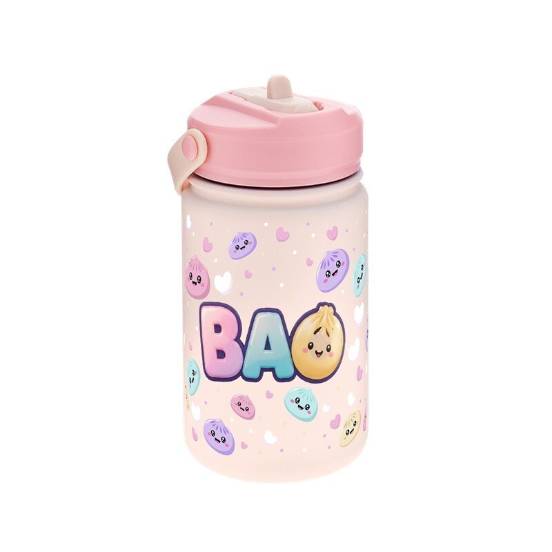 Botella térmica con adaptador infantil Pink Bao