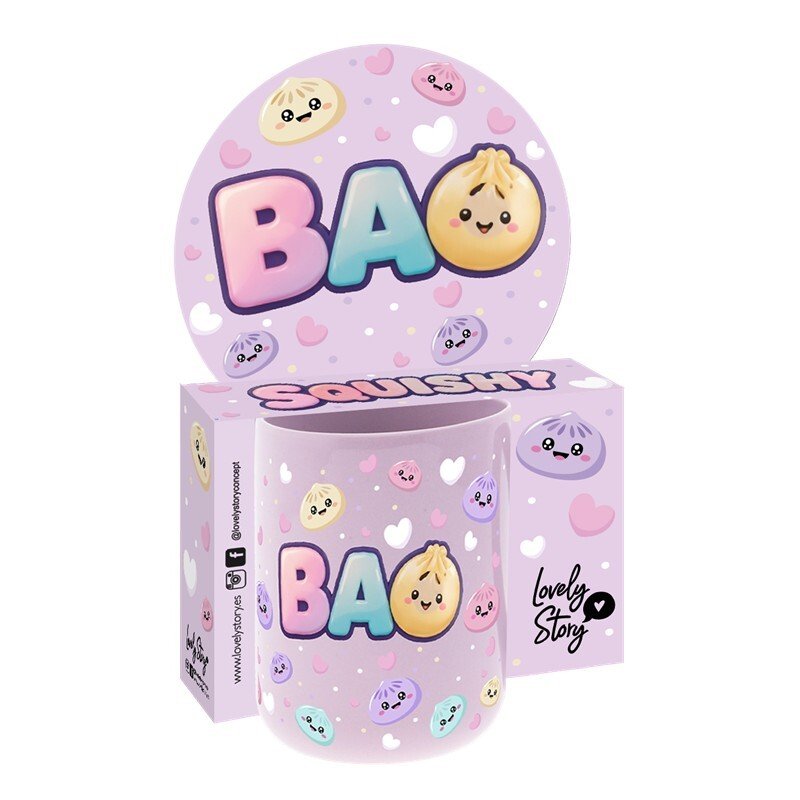 Taza 330 ml Lilac Bao Lovely Story, pack de 2