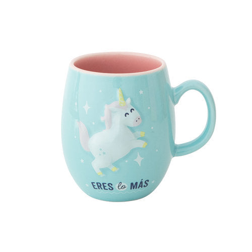 TAZA CON RELIEVE DE UNICORNIO - ERES LO MAS | MR WONDERFUL | 1 UNIDAD | 8435460786621 Imagen principal del producto