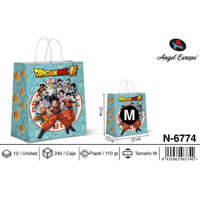 BOLSA REGALO DRAGON BALL 37X12X27 M | ANGEL EUROPA | 1 UNIDAD | 8435462467740 Imagen principal del producto