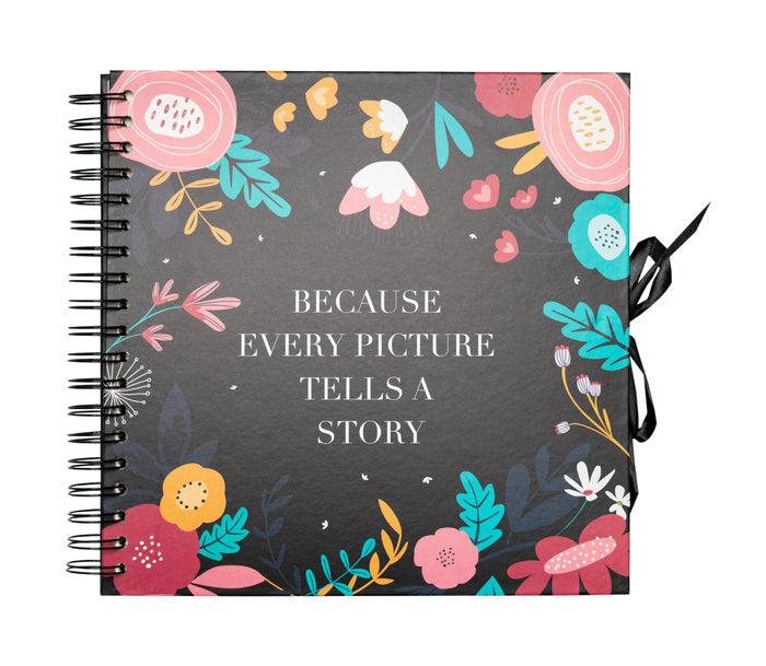 SCRAPBOOK ALBUM FOTO 26 X 26 CM 40 PGS BLUMMEN | 1 UNIDADES | (GRUPO ERIK ME)