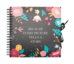 SCRAPBOOK ALBUM FOTO 26 X 26 CM 40 PGS BLUMMEN | 1 UNIDADES | (GRUPO ERIK ME)