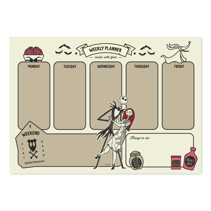 Planner Semanal A4 Pesadilla Antes de Navidad Grupo Erik Merchandising Imagen principal del producto