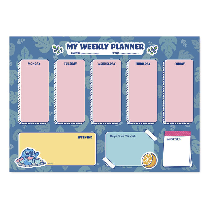 Planner Semanal A4 Disney Stitch Grupo Erik Merchandising Imagen principal del producto