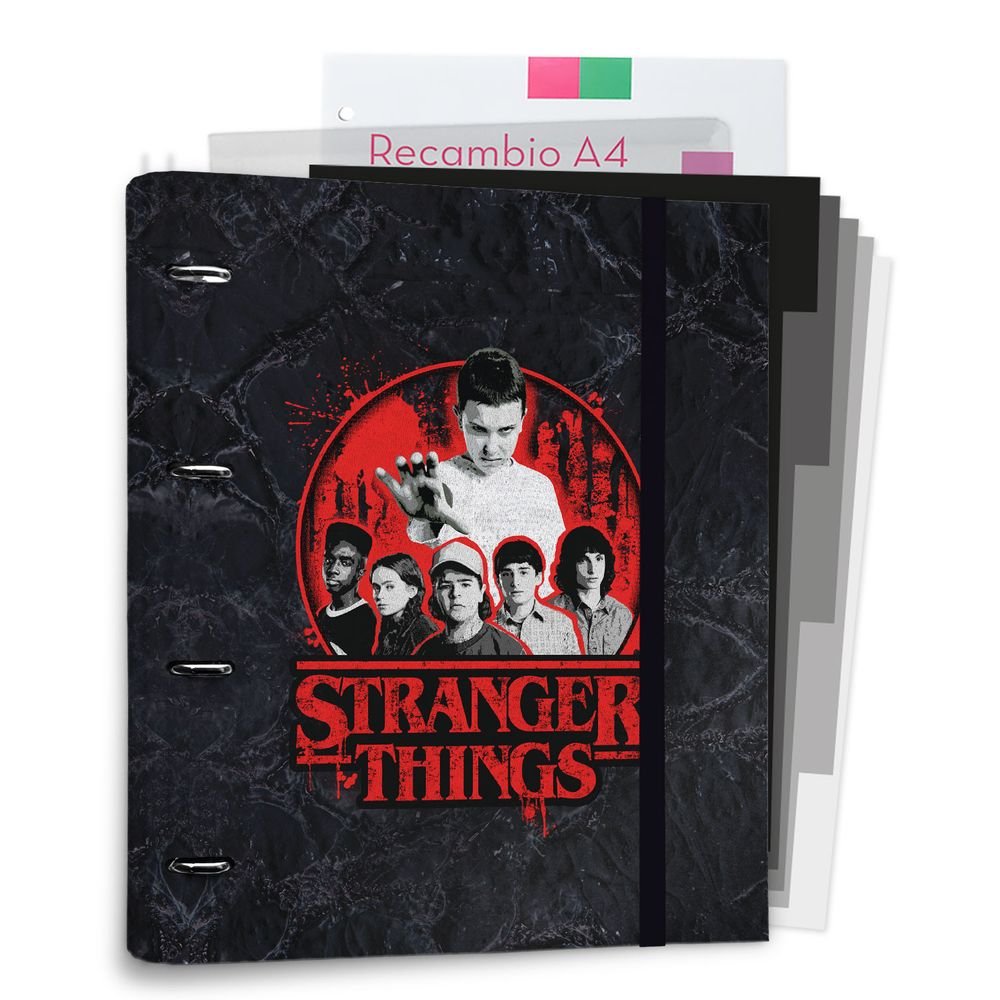 Carpebloc 4 Anillas Stranger Things Marca Erik Merchandising
