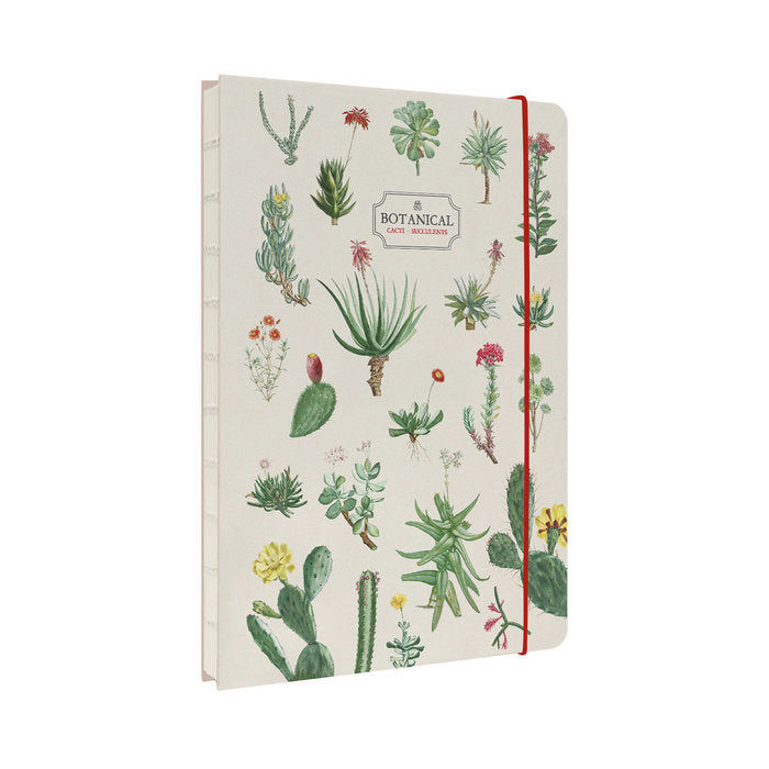 Cuaderno tapa artesanal A5 Botanical Cacti and Succulents GRUPO ERIK EDITORES Imagen principal del producto