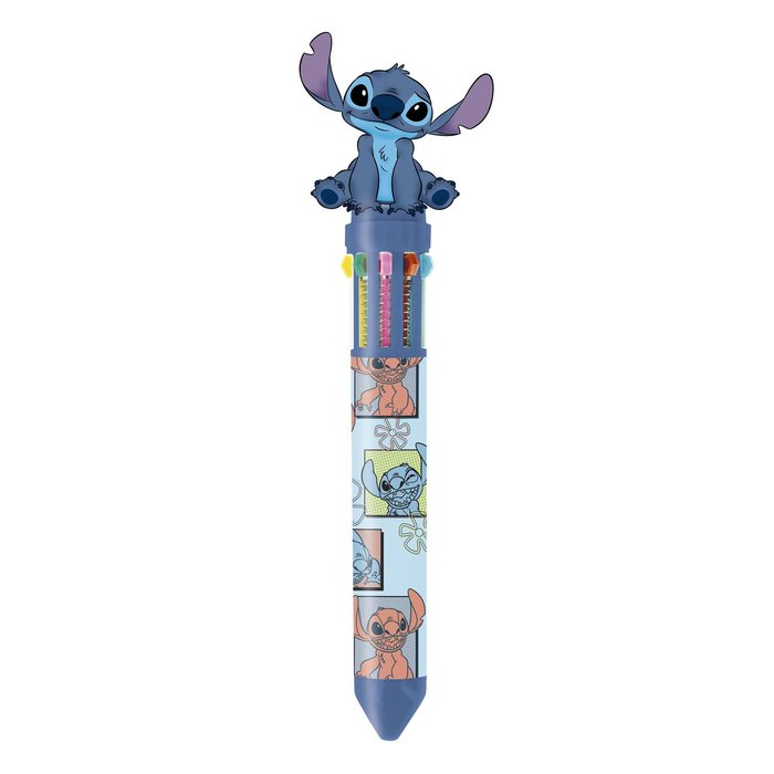 Boligrafo 3D 10 Colores Disney Stitch GRUPO ERIK MERCHANDISING