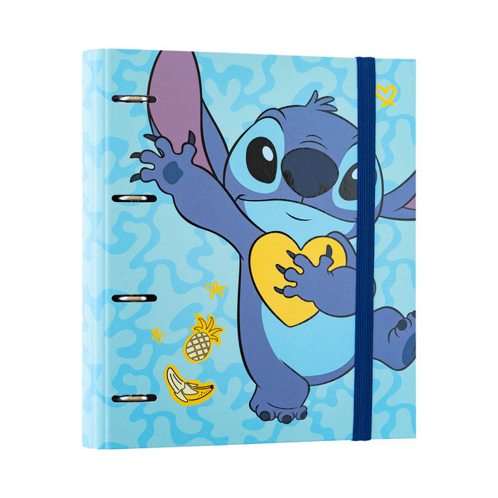 Carpeta 4 Anillas Premium Disney Stitch Tropical GRUPO ERIK MERCHANDISING