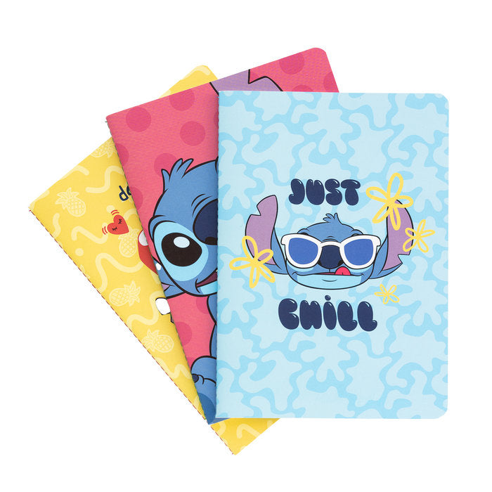 Pack 3 Cuadernos A5 Disney Stitch Tropical Imagen principal del producto