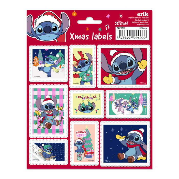 Etiquetas Adhesivas Navidad Disney Stitch Imagen principal del producto