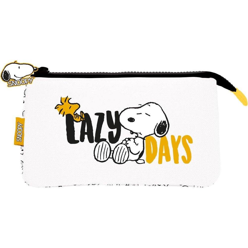 Estuche triple Snoopy Lazy Days | Grupo Erik