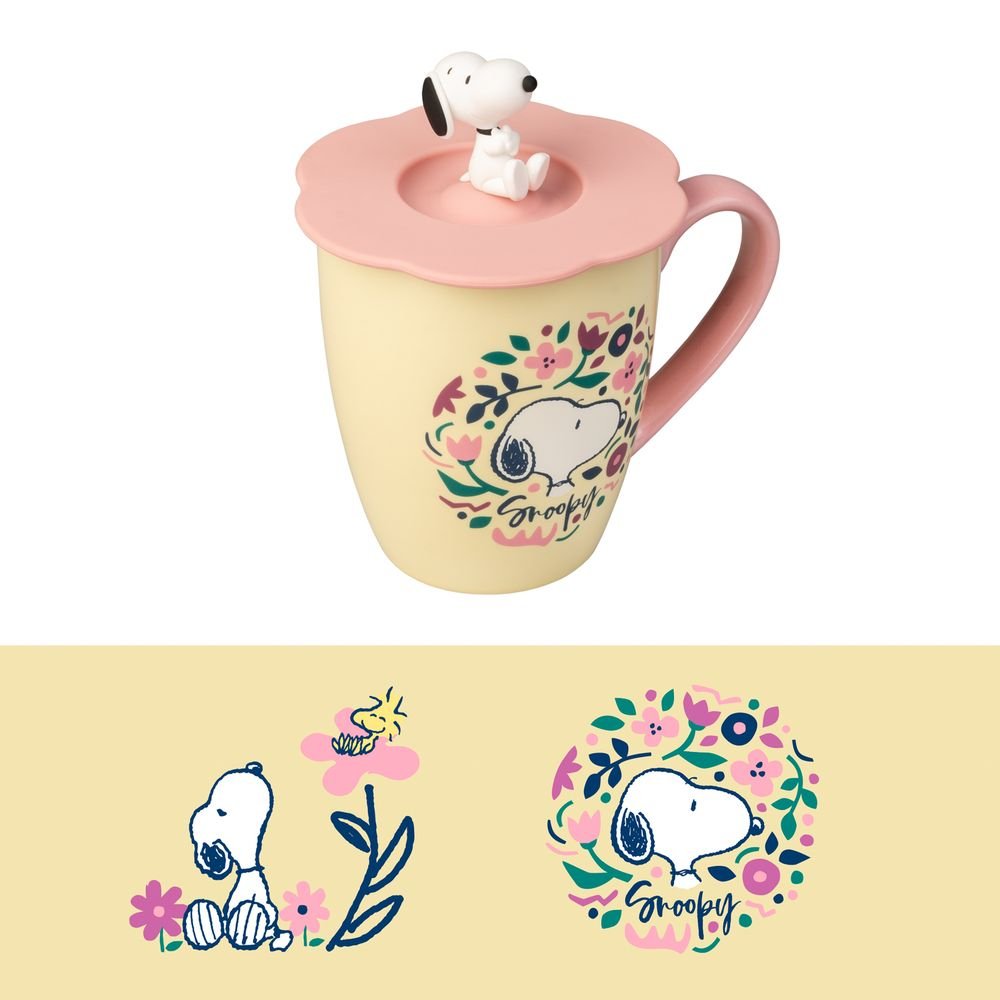 TAZA PREMIUM CON TAPA SNOOPY | GRUPO ERIK ME | 1 UNIDAD | 8435497297688 Imagen principal del producto