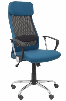 Silla Esteras Tela Turquesa Piqueras y Crespo para Oficina