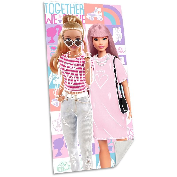 TOALLA DE ALGODON 70X140CM BARBIE | KIDS LICENSING | 1 UNIDAD | 8435507870481 Imagen principal del producto