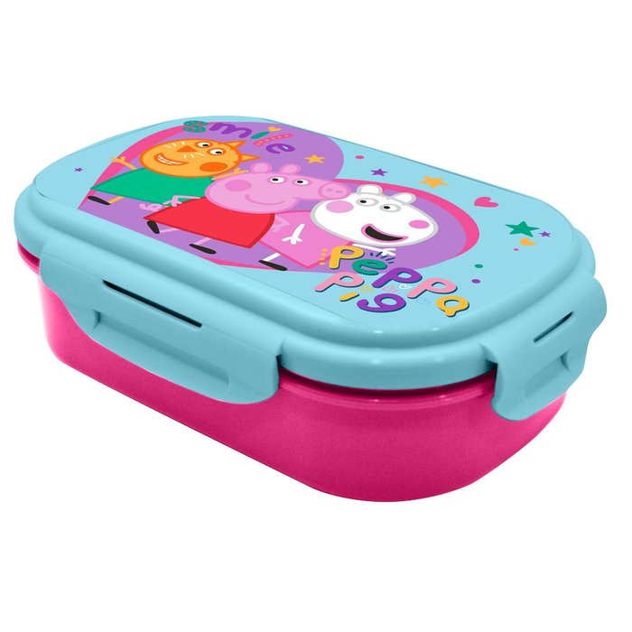 SANDWICHERA CON CUBIERTO PEPPA PIG | KIDS LICENSING | 1 UNIDAD | 8435507872621 Imagen principal del producto