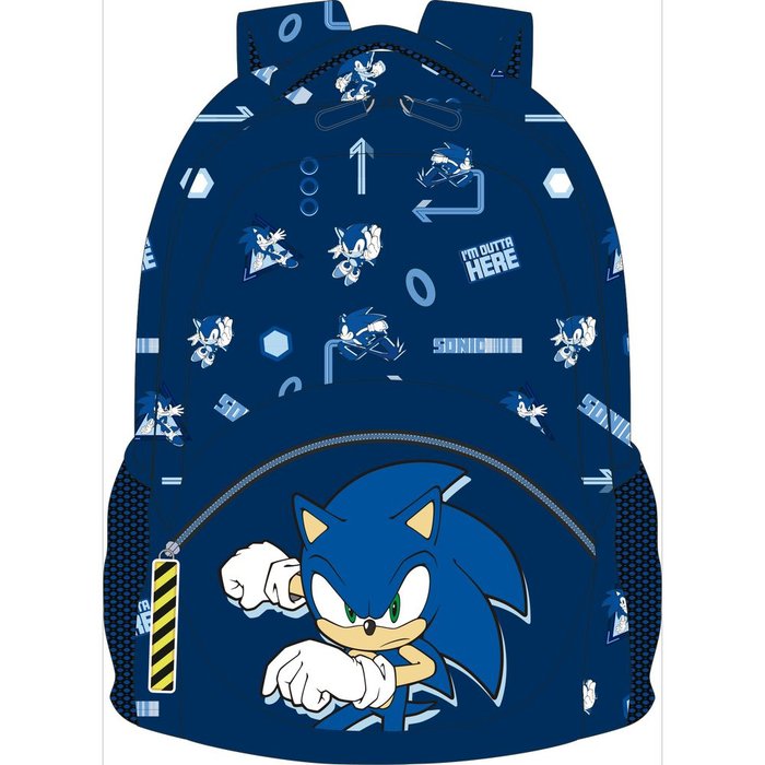 MOCHILA 42 CM SONIC | KIDS LICENSING