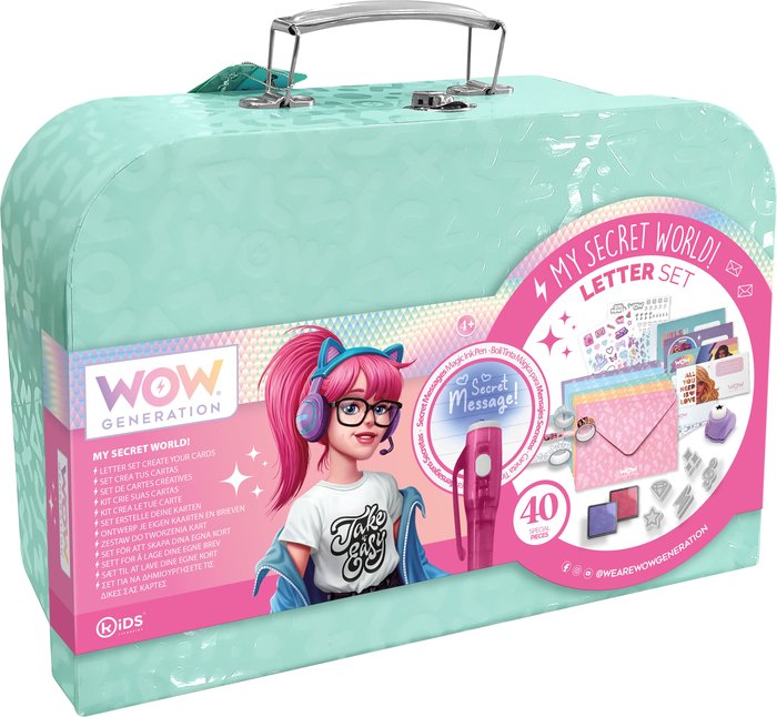 Kit Deluxe Crea Tus Cartas Scrapbooking Wow Generation Marca Kids Licensing