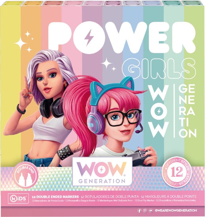 Rotulador Doble Punta Colores Pastel Wow Generation Marca Kids Licensing Imagen principal del producto
