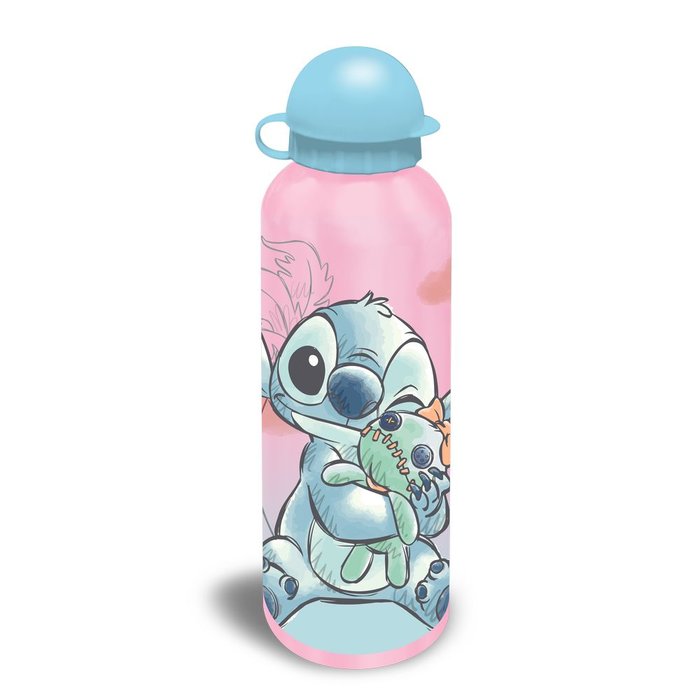 BOTELLA ALUMINIO 500 ML STITCH | KIDS LICENSING | 1 UNIDAD | 8435507885386 Imagen principal del producto