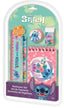 SET DE PAPELERIA 5 PIEZAS STITCH | KIDS LICENSING | ENVASE 6 UDS. UNIDAD | 8435507889827