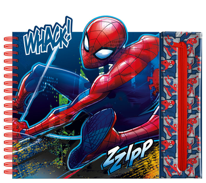 Cuaderno de actividades con estuche removible Spiderman Kids Licensing Imagen principal del producto