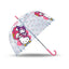 PARAGUAS TRANSPARENTE CAMPANA 46CM HELLO KITTY & FRIENDS | KIDS LICENSING | 1 UNIDAD | 8435507891547