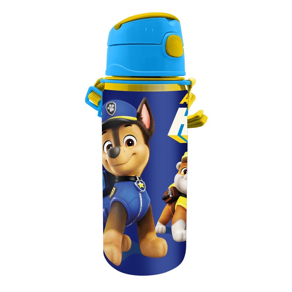 BOTELLA ALUMINIO CON ASA 600ML PATRULLA CANINA | KIDS LICENSING | 1 UNIDAD | 8435507891790 Imagen principal del producto