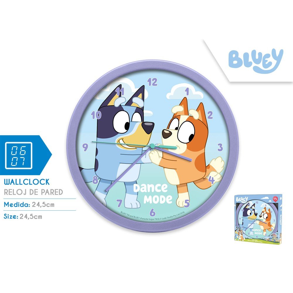 Reloj de Pared Bluey KIDS LICENSING