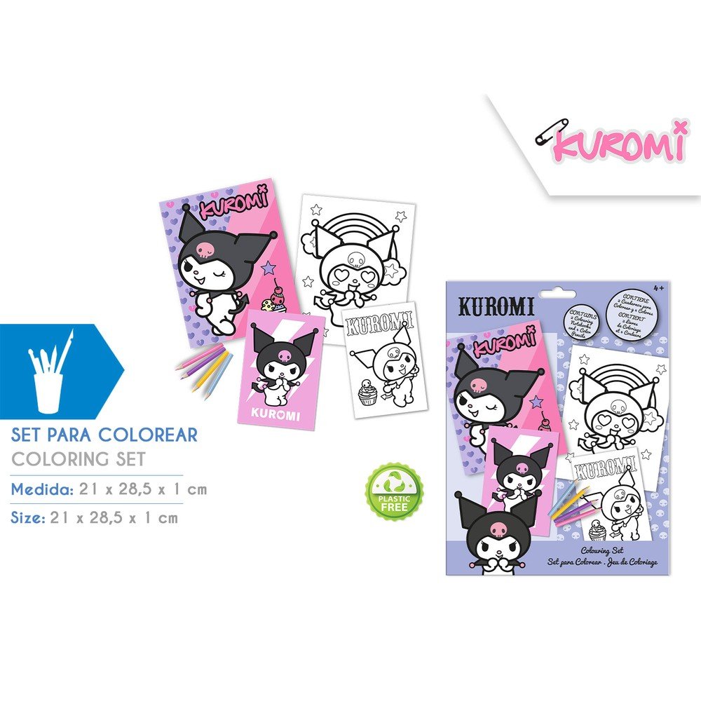 Set de Colorear con Notebook Kuromi Kids Licensing Imagen principal del producto