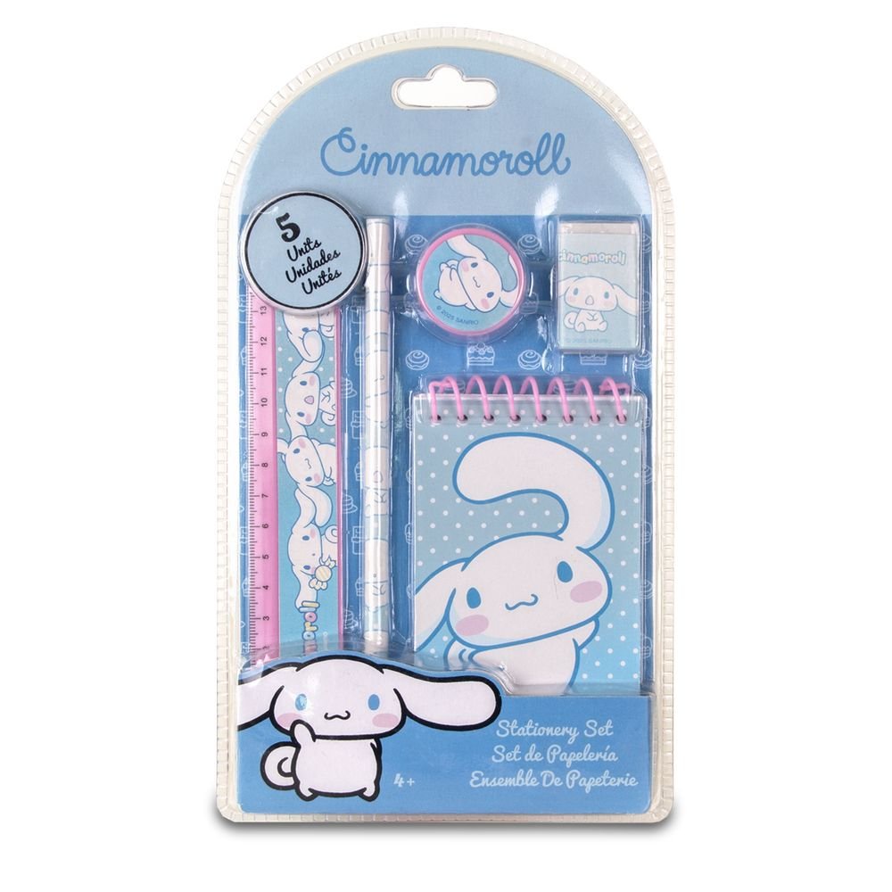 Set de Papelería 5 Pcs Cinnamoroll Kids Licensing