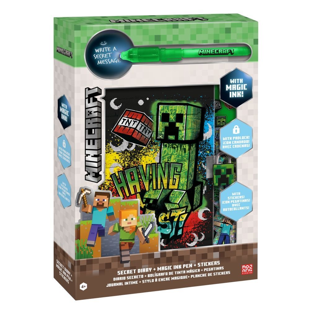 Diario con Boligrafo Mágico Minecraft Kids Licensing Imagen principal del producto